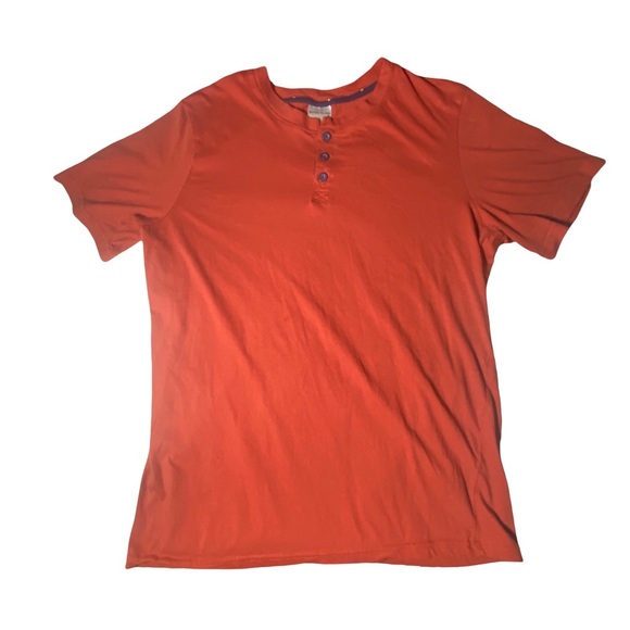 royal class Other - Burnt Orange Short Sleeve Tee with Soft‎ Knit Fabric
